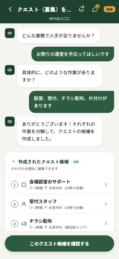 AIと募集をつくる